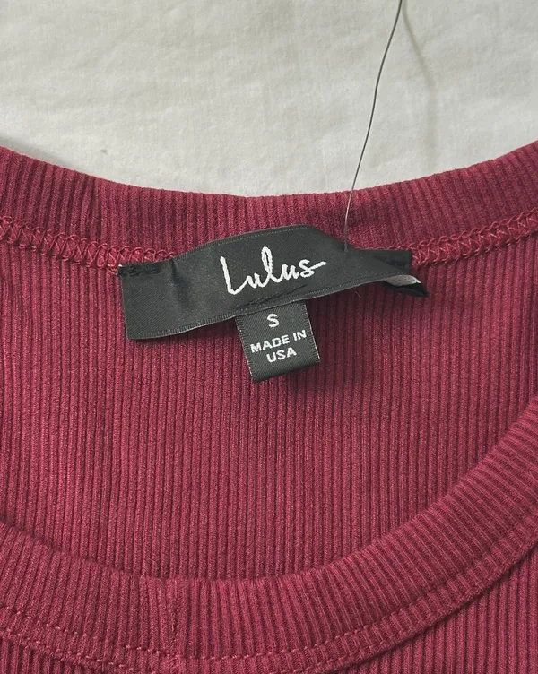 Lulus Ribbed Bodycon Midi Dress - Image 4