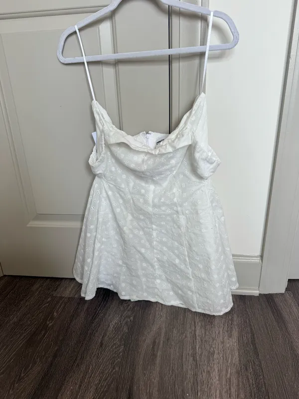 Off-The-Shoulder White Dress Princess Polly - Image 8