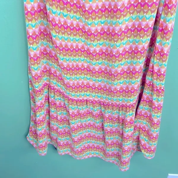 MOSSIMO Y2K Strapless Maxi Dress Boho colorful size Medium - Image 4