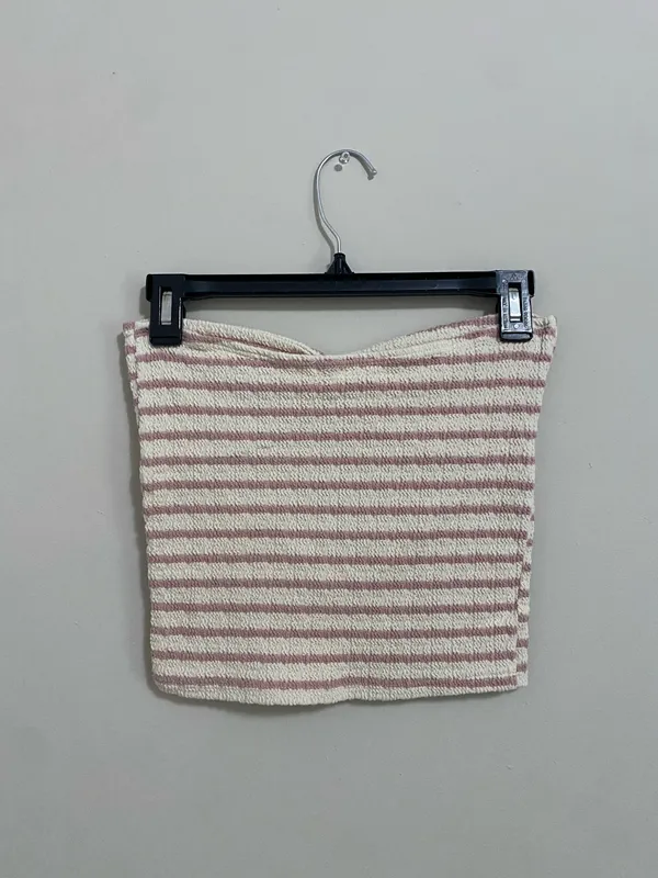Antistar TJ Maxx White and Pink Tube Top - Image 2