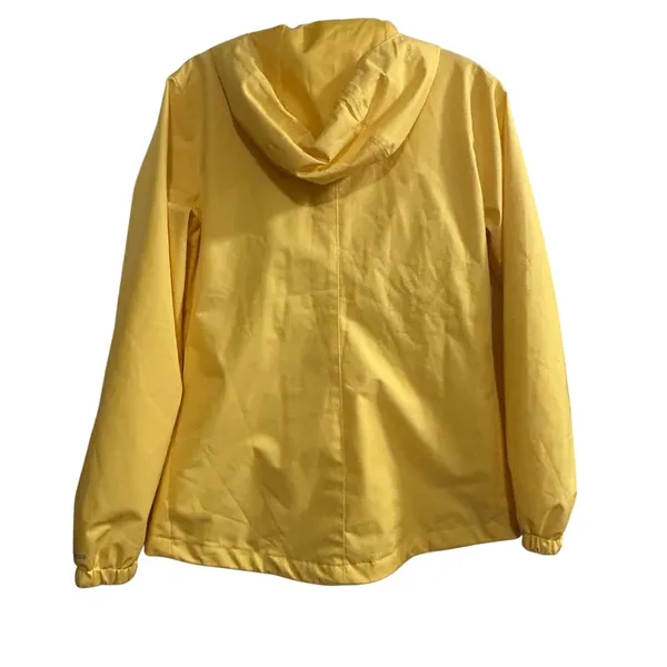 Avalanche Outdoor Supply Company Yellow Hooded Rain Jacket Women's‎ Small - Image 8