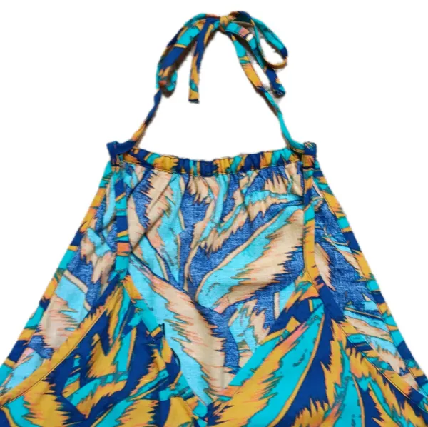 Prana Epicanopy Dress in Tropic Panama Palms Halter Size SMALL NEW - Image 6