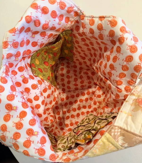 PURSE | handmade, quilted squares handbag Multiple - Image 7