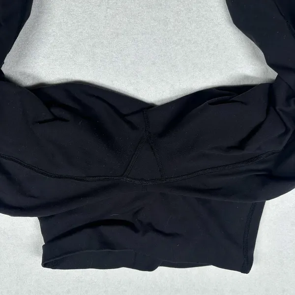 Lululemon Women’s Crop Leggings Size 4 Black High Rise Athletic Yoga Pants - Image 6