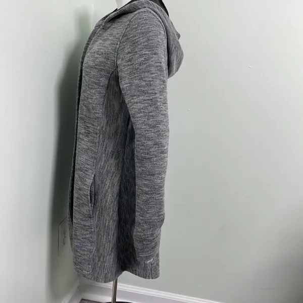 Kuhl Wool Blend Hooded Isla Long Fleece Jacket - Image 5