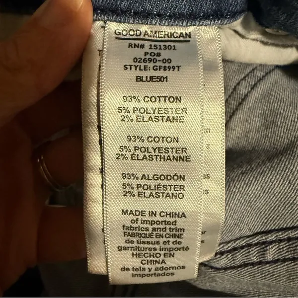 GOOD AMERICAN Good Legs High Rise Flare Jeans! - Image 3
