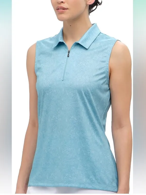 Greg Norman ML75 Play Dry Sleeveless Polo new with tags - Image 2