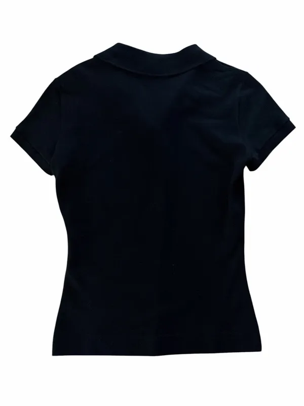 Lacoste Women's Black Classic Polo Top - Image 2