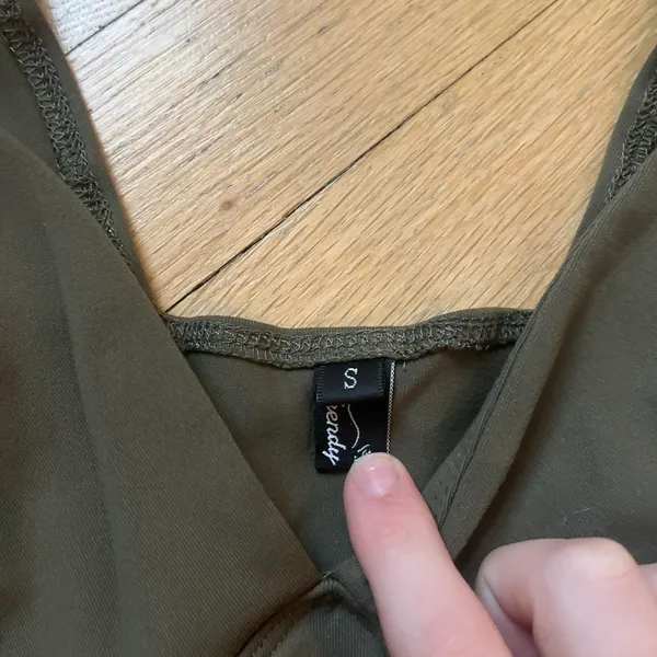 Stylish Olive Crop Top Green - Image 3