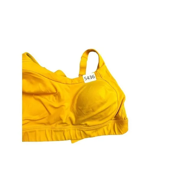 Gymshark Yellow Medium Impact Sports Bra Size s (no tag) - Image 2