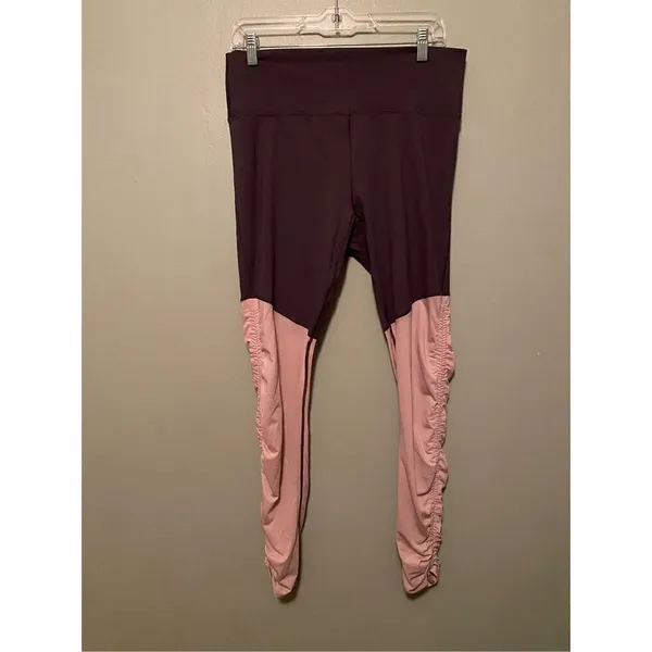 Fabletics Cashel Foldover PureLuxe Legging Purple Size XL NWT - Image 3