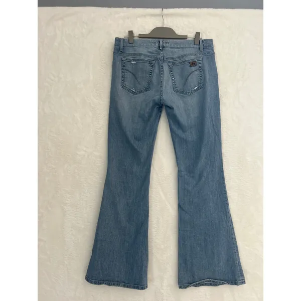 Joes Jeans Stardust Bootcut Jeans Light Wash Distressed Denim Blue Size 31 - Image 4