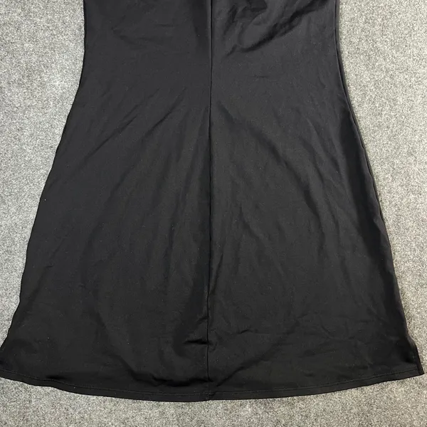 Alo Yoga Womens Black Sleeveless Racerback Polo Athletic Tennis Golf Dress M - Image 10