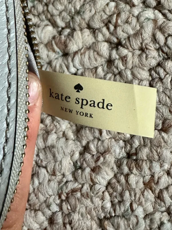 Kate Spade Grove Street Carli Gray Dome Leather Satchel with Crossbody Strap - Image 14