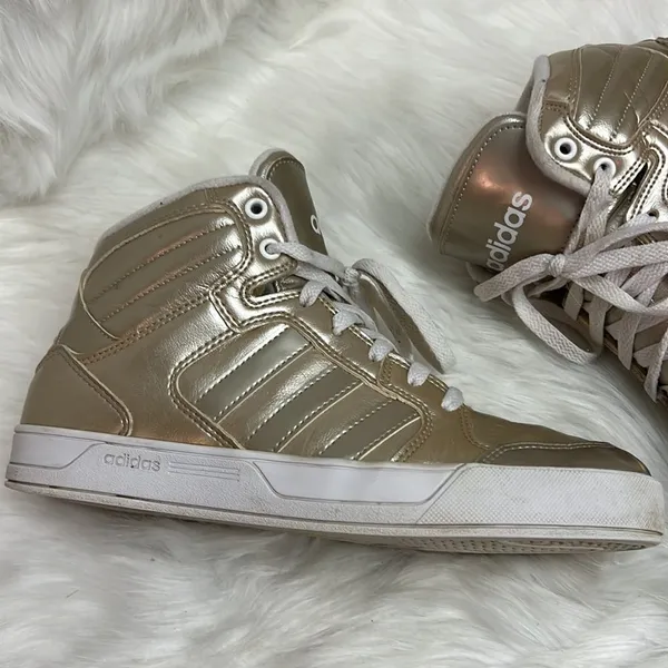 Adidas Women's Neo Raleigh mid Sneaker sz 8 B22B‎ - Image 4