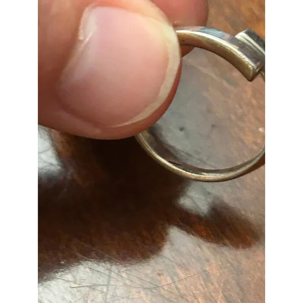 Ring band silver plated size 6.25 2.25g - Image 4