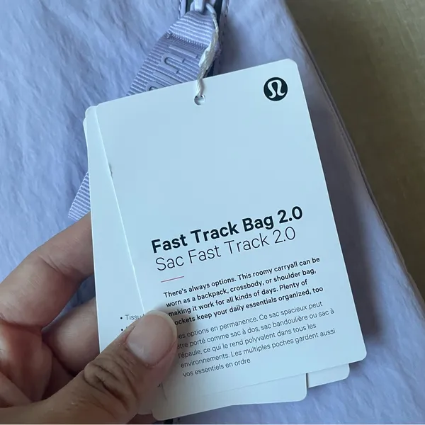 Lululemon Fast Track Bag 2.0 9L - Lavender Frost - Image 4