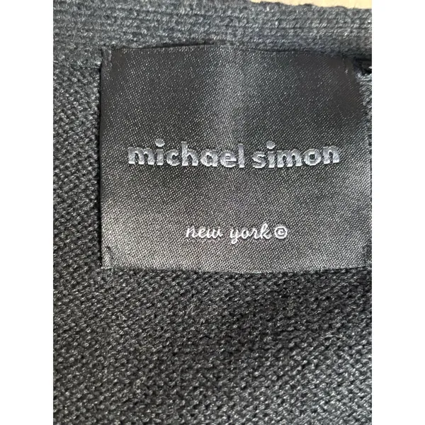Vintage Michael Simon Easter Bunny Applique Knit Sweater Vest Medium Whimsical‎ - Image 7