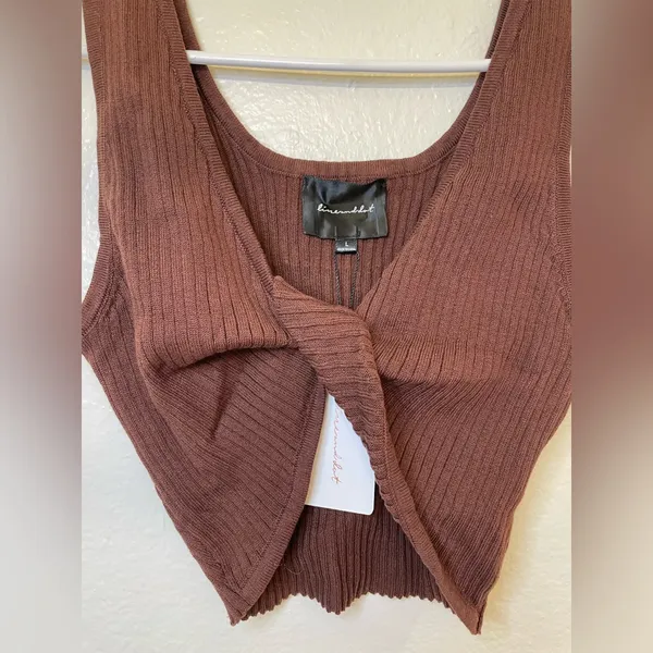 Line & Dot NWT Women’s Brown Celia Set Skirt and Top‎ Size L - Image 14