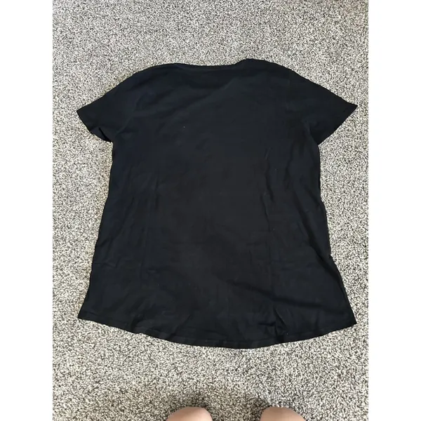 Zara black short-sleeve crew neck t-shirt L - Image 8