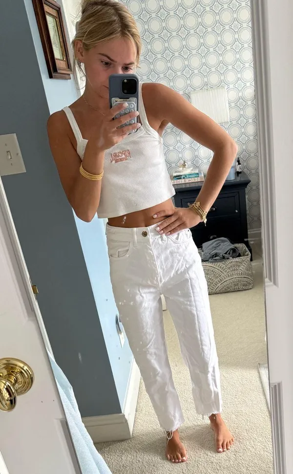 ZARA White Jeans - Image 5