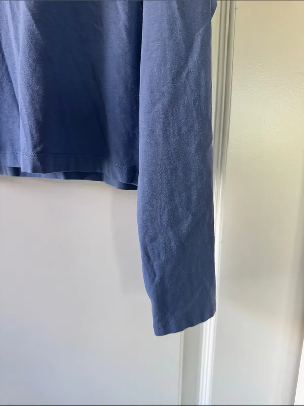lululemon athletica Long Sleeve Crew Tee in Periwinkle Blue / R7 - Image 3
