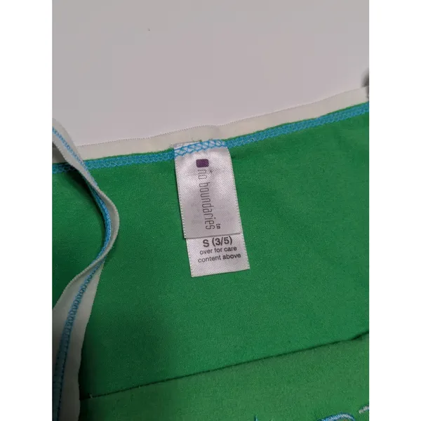 Vintage Y2K Glam Chick Cami Tank Top Baby Camisole Green Embroidered - Image 4
