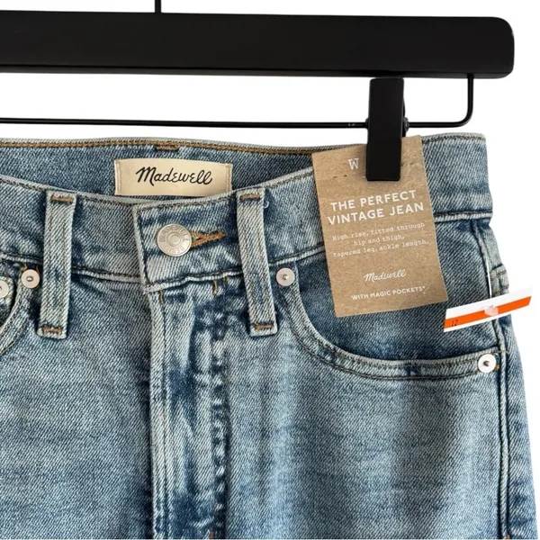 Madewell The‎ Perfect Vintage 24 Jean in Belbury Wash: TENCEL™ Denim Edition - Image 4