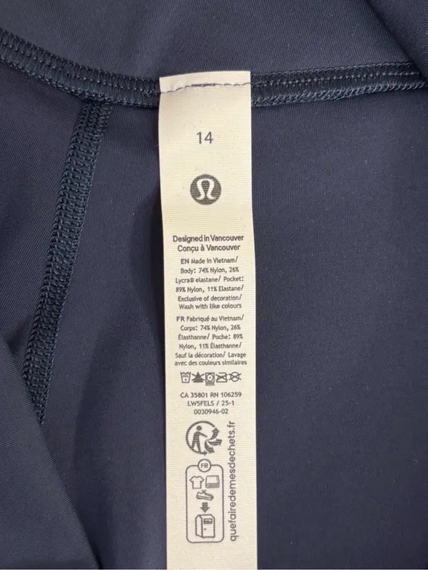 Lululemon Wunder Under SmoothCover High-Rise Tight 25" size 14 - Image 4