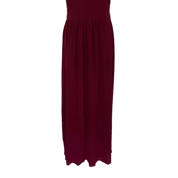 Lulus Large Maroon Bridesmaid Maxi Dress‎ Formal Evening Gown - Image 3