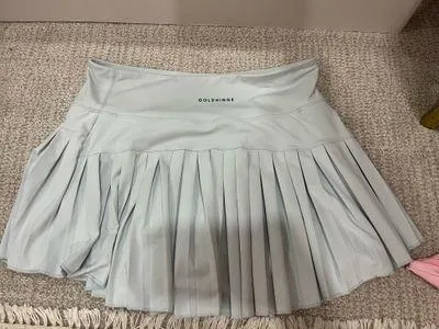 Light Blue Gold Hinge Skirt - Image 2