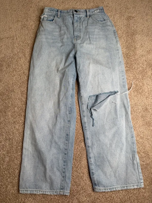 Show Me Your MuMu Sedona Straight Jeans Blue Haze Size‎ 28 - Image 2