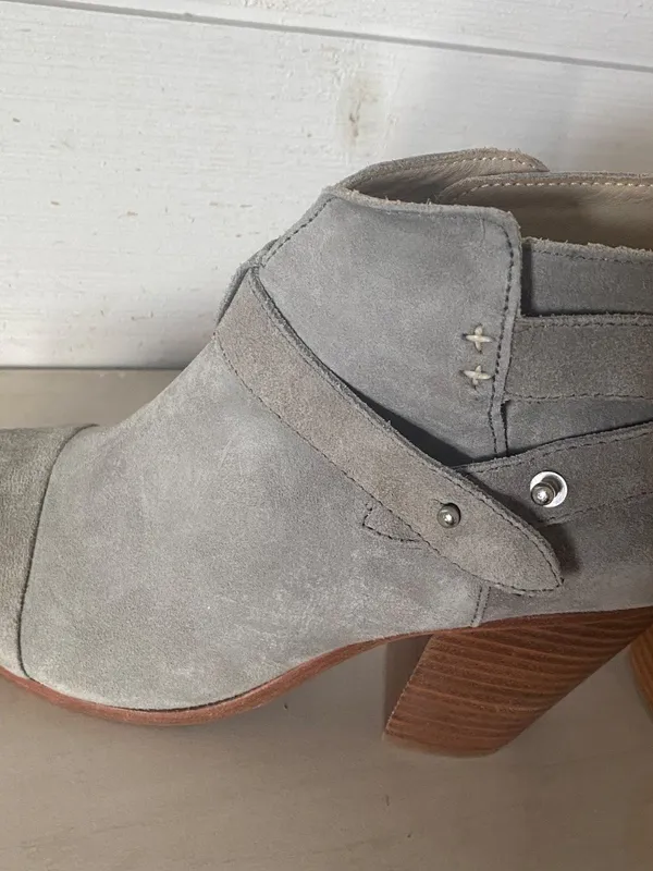 Rag & Bone New York Harrow Women’s Suede Ankle Boots Size 7.5 Made in Italy - Image 13