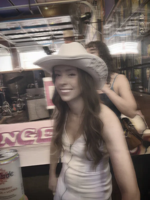 Bride Cowboy Hat White - Image 5