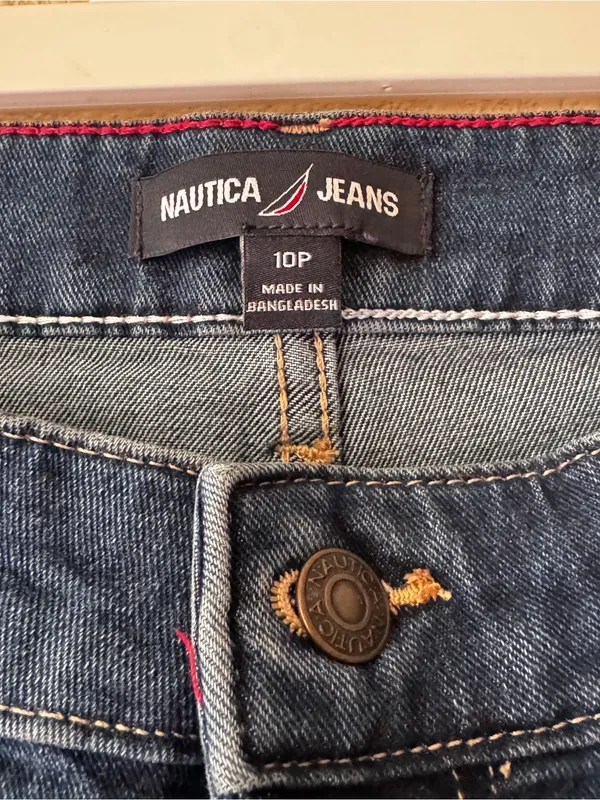 Nautica Dark Blue Straight-Leg Women’s Jeans - Image 3