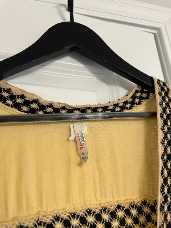 RAGA Montana Plunge Maxi Dress in Light Yellow Size Small - Image 5