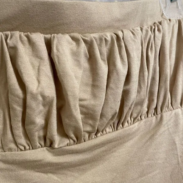 Free People Beach Nude Ruched Strapless Tube Top Large NWOT - Image 3