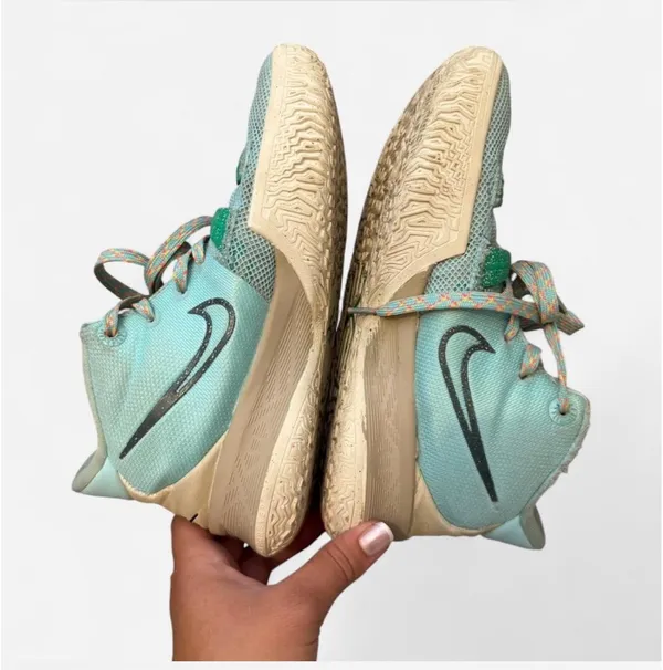 Nike Kyrie 7 "Shark" basketball trainers in blue and green #basketball US 5.5 M or 7 W - Image 4