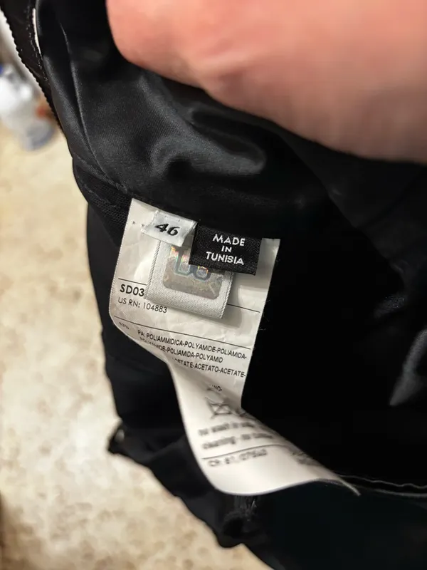 Dolce & Gabbana black satin cocktail dress size 46 - Image 2