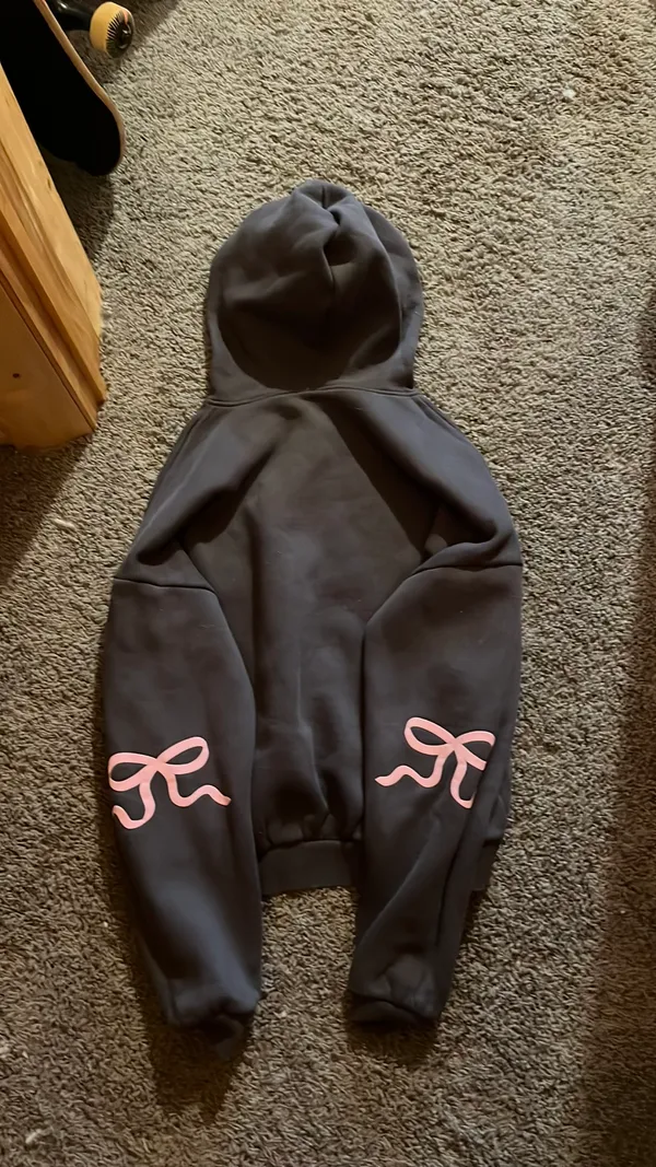 Edikted Bow Set Women’s Detail Sweatshirt Sweatpants XS - Image 4