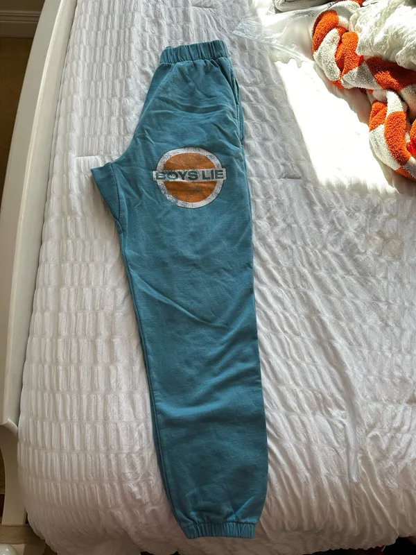 Boys Lie Sweatpants Blue - Image 3