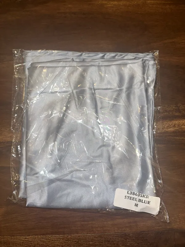 NWT Renee C. Satin A-Line Maxi Skirt in Size Medium - Image 2