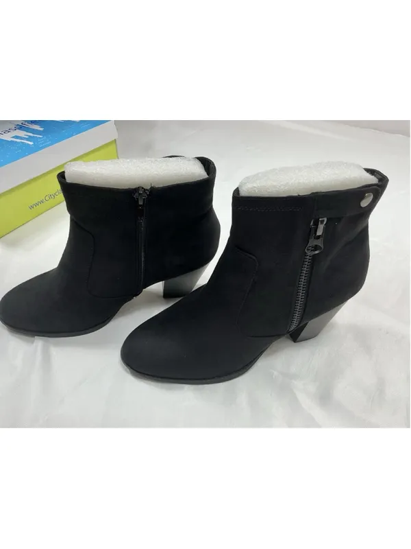 Womans New City Classified Bunty Ankle Bootie Black Size 10 - Image 3