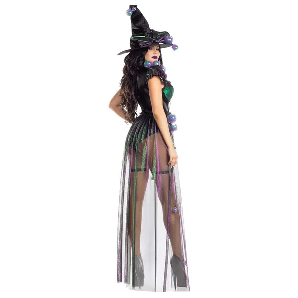 NEW Party King Bad Potion Witch Sexy Halloween Costume Size XL - Image 4