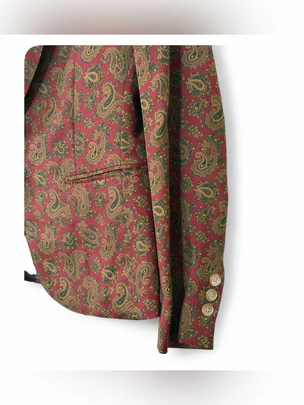 Vintage Mid 1980’s Schriver’s Corbin LTD Women’s Paisley Blazer Jacket Size S - Image 13