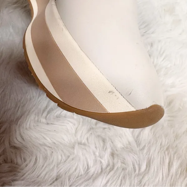 DOLCE VITA Jhenee Platform Loafer Sneakers Size 7.5 Beige Cream Slip On Casual‎ - Image 10
