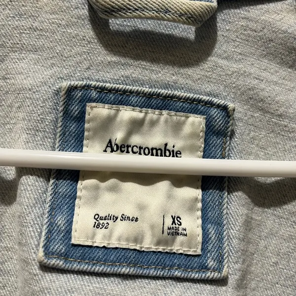 Abercrombie Light Blue Denim Jacket - Image 2