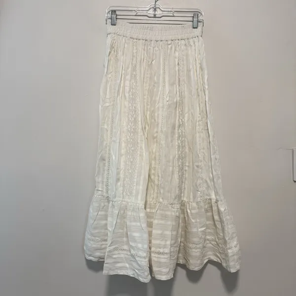 Tuckernuck White Lace Beatrice Romantic Maxi Skirt Size‎ XS - Image 2