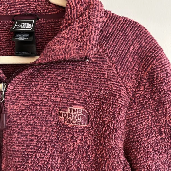 Women's The North Face Osito Jacket - Reddish Pink - Size L - Image 14