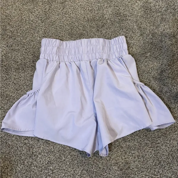 Flowy Workout Shorts Purple Size XS - Image 3